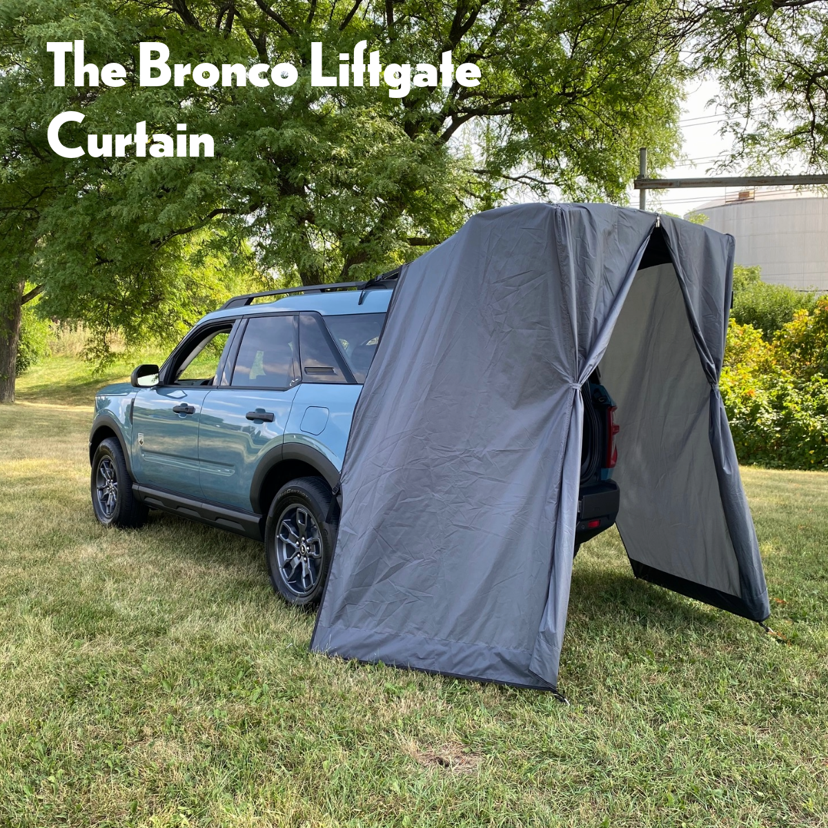 Bronco liftgate curtain
