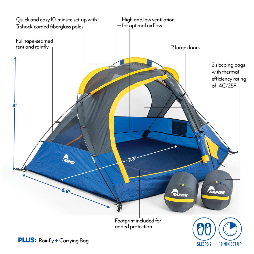 Napier Lite Pack Camping Bundle