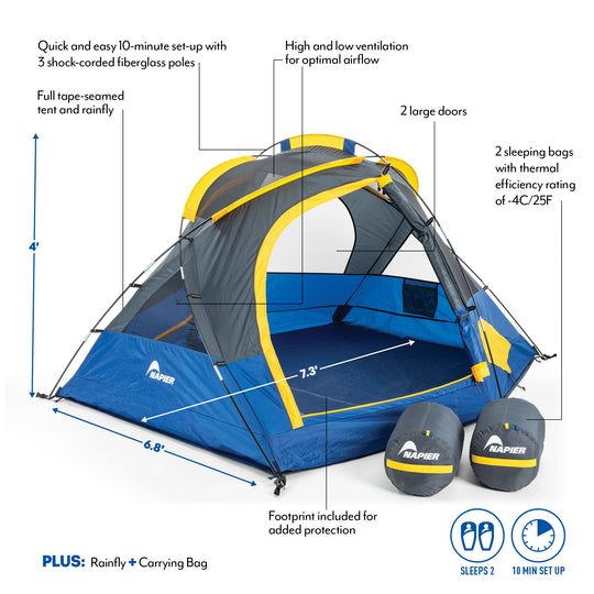 Napier Lite Pack Camping Bundle