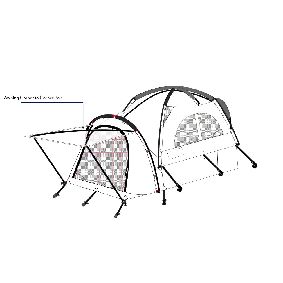 Sportz Camo Truck Tent 57122 (Full Size Regular: 6'4" - 6'7") Parts